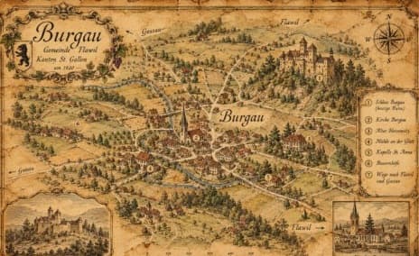 Burgau – mappa storica